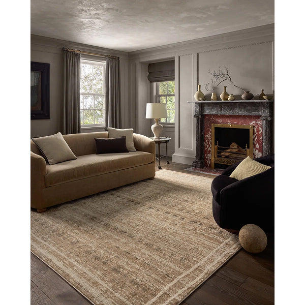 Jeremiah Brent x Loloi Bleecker Khaki / Natural Area Rug