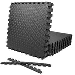 Load image into Gallery viewer, CAP Barbell 24 inch x 24 inch x 1/2 inch Multi-Use Interlocking Puzzle Exercise Mat – 12 Piece EVA Foam Gym Flooring Set Covering 48 sq. ft.