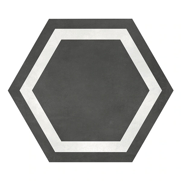 Anatolia Artisano Onix Hexagon Frame Porcelain Floor & Wall Tile 0.35 inch Thick x 6.89 inch Wide – 2.8 sq. ft./Case, High Definition Matte Finish