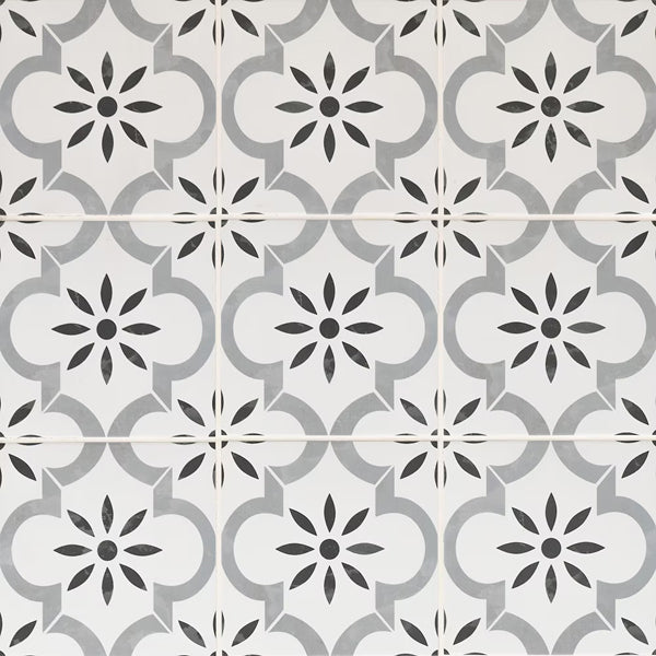 MSI Stone ULC Azila Porcelain Tile 0.35 inch Thickness 8 inch Width 5.16 sq. ft. Coverage Matte Patterned Floor and Wall Tile
