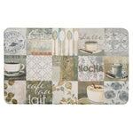 Charger l&#39;image dans la visionneuse de galerie, IH Casa Decor RugHarmony 18-Inch x 30-Inch Memory Foam Floor Mat Bevel Coffee
