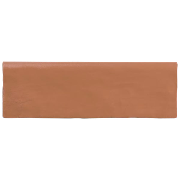 Ivy Hill Tile Amagansett Terracotta Ceramic Wall Bullnose Tile 2.55 inch Width 7.87 inch Length Satin Finish 1 sq ft/case