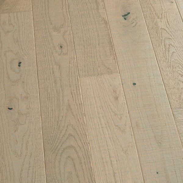 French Oak Pebble Beach solid hardwood flooring in grey with distressed matte finish