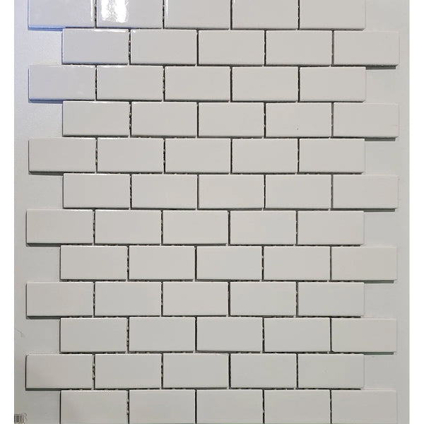 White 2" x 4" Subway Tile - Mosaic
