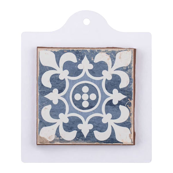 Merola Tile Sample Faenza Azul 6 inch x 6 inch Ceramic Floor and Wall Tile