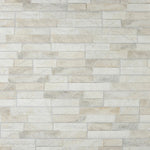 Load image into Gallery viewer, Merola Tile Ordino White Porcelain Tile 0.34 inch Thick 3.25 inch x 17.5 inch 9.6 sq. ft./Case Textured Stone Look Wall Tile