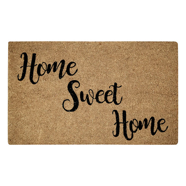 MSI Stone ULC Black Home Sweet Home 18 inch x 30 inch Coir Door Mat