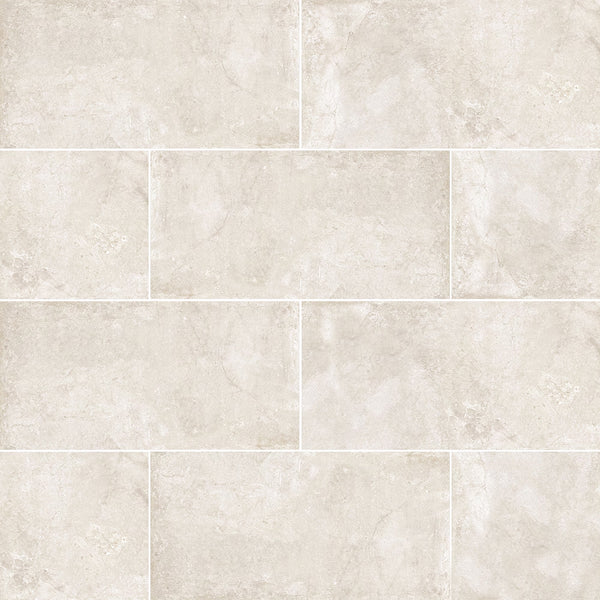 MSI Stone ULC Soreno Ivory 24 inch x 48 inch Matte Porcelain Floor and Wall Tile 16 sq ft per Case Stone Look