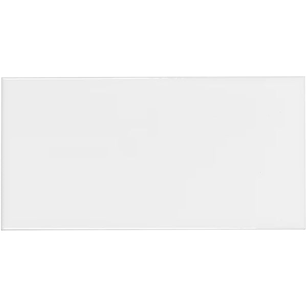 Anatolia Metro White Matte Pressed Ceramic Wall Tile 0.28 inch Thick 2.95 inch W 10.66 sq ft/case
