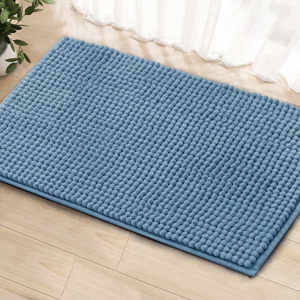 Azriah Luxury Chenille Super Soft Absorbent Microfiber Rectangle Non-Slip Bath Rug