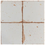 Load image into Gallery viewer, Merola Tile Artisan Blanco 13 inch x 13 inch Ceramic Floor and Wall Tile – 12.2 sq ft per Case, Vintage Spanish Style Stone Look Matte Finish