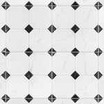 Load image into Gallery viewer, Merola Tile Betera Blanco Porcelain Tile – 0.31 inch Thick, 13.13 inch x 13.13 inch, 10.98 sq.ft/Case – Matte Glazed Marble Look Finish