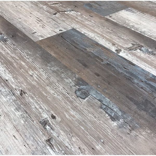 Deco Products COLORS Floor and Wall Rumba Aged 6-inch x 36-inch Painted Style Luxury Vinyl Plank (30 sq.ft. / Case)