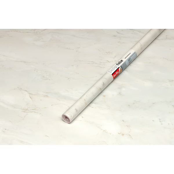 D-C-Fix Self Adhesive Decor Vinyl Film Romeo Marble Flat White 17" x 78" (2 Pack)