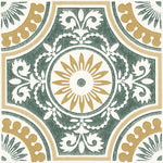Load image into Gallery viewer, FloorPops Yellow Ezra 12-in x 12-in Vinyl Tile Flooring Set of 20 (1 sq. ft./each)