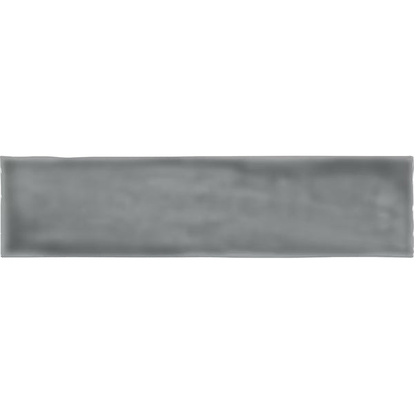Anatolia Teramoda Charcoal 3 inch x 12 inch Glossy Pressed Glazed Ceramic Wall Tile – 10.66 Sq. Ft. Coverage per Case