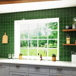 Load image into Gallery viewer, Merola Tile Viva Antic Verde 4 inch x 4 inch Ceramic Wall Tile 5.28 sq. ft./case – Glossy Handmade Look Finish