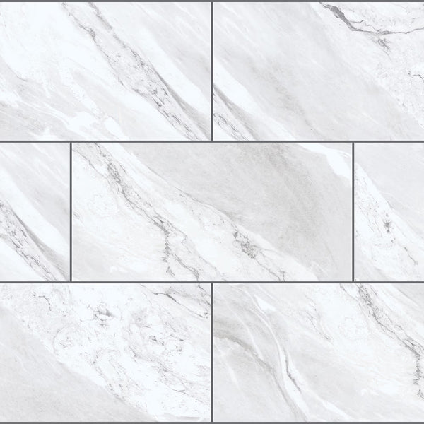 Lifeproof Emerald Bay Marble, dalle de vinyle de luxe imperméable à verrouillage clic, 6,5 mm x 11,9 po (l) x 23,8 po (l), 22 MIL (17,67 pi²/boîte)