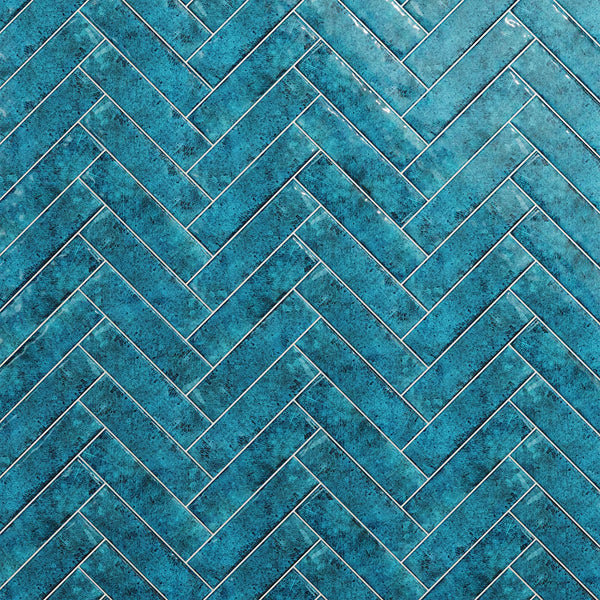 Ivy Hill Tile Moze Blue 3 inch x 12 inch Ceramic Wall Tile – 5.38 sq. ft. per Case, Glazed Smooth Finish