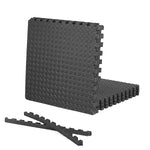 Charger l'image dans la visionneuse de galerie, CAP Barbell 24 inch x 24 inch x 1 inch Thick Double-Sided Diamond Pattern Puzzle Tiles – 6 Piece EVA Foam Gym Flooring Set Covering 24 sq. ft.