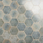 Charger l'image dans la visionneuse de galerie, Ivy Hill Tile Mandalay Hex Green Porcelain Tile – 0.35 inch Thick, 9.13 inch x 10.51 inch, 8.07 sq.ft/Case – Polished Hexagon Finish