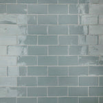 Load image into Gallery viewer, Merola Tile Chester Acqua 3 inch x 6 inch Ceramic Wall Tile – 5.72 sq. ft. per Case, Glossy Smooth Finish