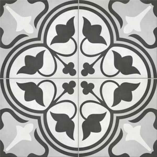 Anatolia Artisano Foglia Porcelain Tile 0.35 inch Thickness 8 inch Width 7.32 sq. ft. Coverage Matte Patterned Floor and Wall Tile