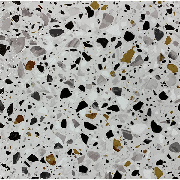 Woven Trends Vinyl 12" x 12" x 1.2" Contemporary Design Peel and Stick Floor Tile Stickers