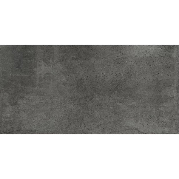 Anatolia Industria Graphite Porcelain Tile 0.41 inch Thick 24 inch x 48 inch 15.5 sq. ft./case Matte Rectified Cement Look