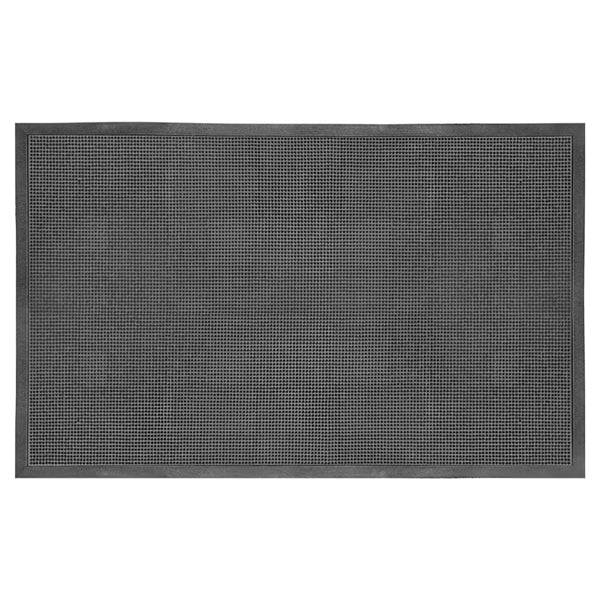Multy Home Black 3 ft. x 5 ft. Commercial Rubber Pin Door Mat