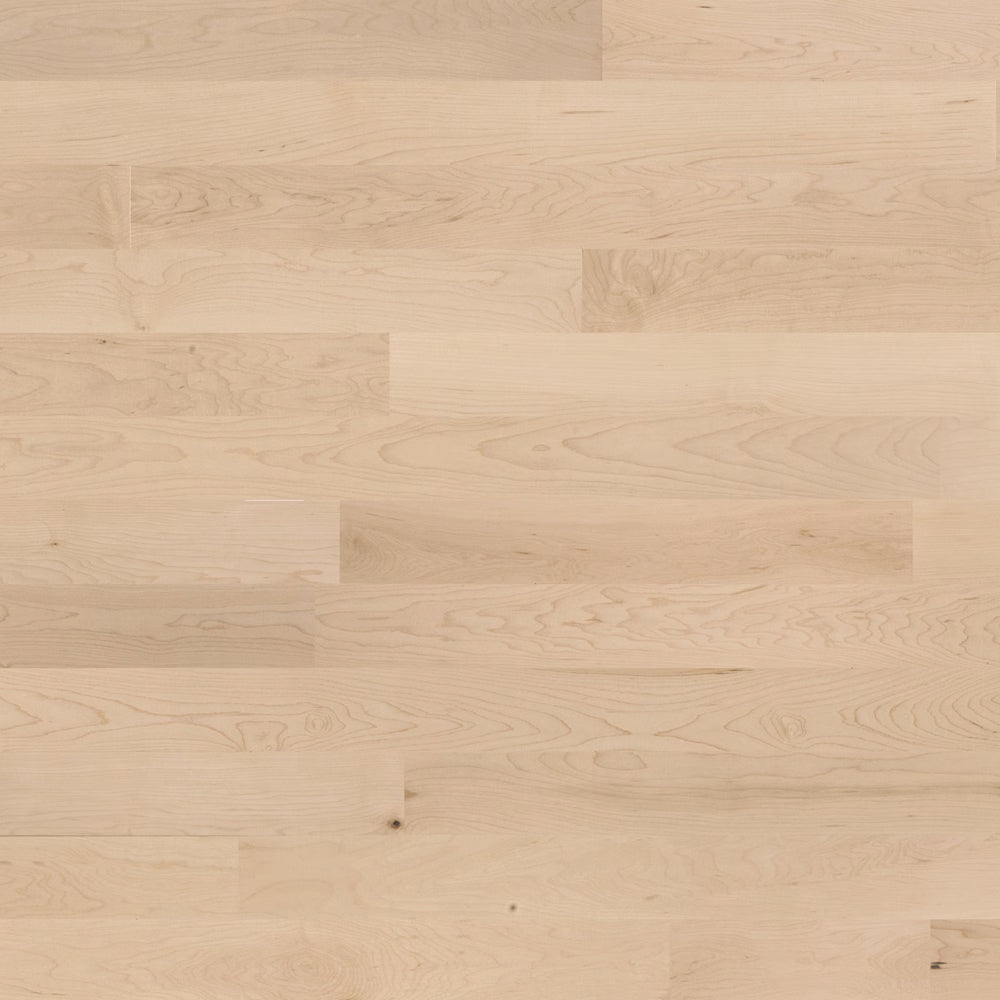 Plancher en érable massif Tremblant mat de Dubeau Floors, épaisseur de ¾ po x largeur de 3¼ po x longueur variable (20 pi2/caisse)