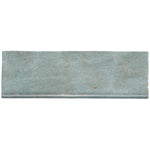 Load image into Gallery viewer, Ivy Hill Tile Kingston Turquoise 3 inch x 8 inch Polished Ceramic Bullnose Wall Tile Trim