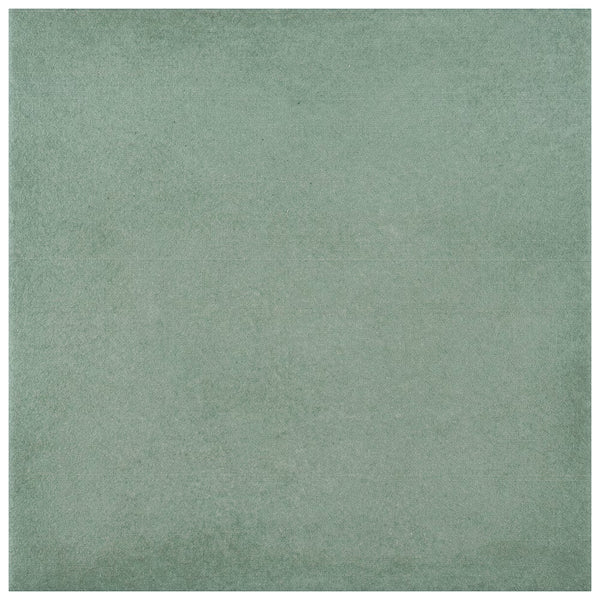 Merola Matter Green Porcelain Tile 0.31 inch Thick 6 inch x 6 inch 6.5 sq. ft./case Textured Mixed Finish