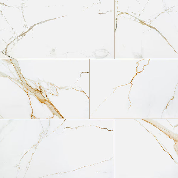 MSI Stone ULC Regallo Calacatta Marbella 24 in. x 48 in. Matte Porcelain Floor and Wall Tile (15.5 sq. ft./Case)