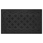 Load image into Gallery viewer, TrafficMaster Black 18-inch x 30-inch Embossed Needlepunch Doormat
