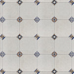 Load image into Gallery viewer, Merola Tile Manises Decor Blanco 13-1/8 inch x 13-1/8 inch Porcelain Floor and Wall Tile – 10.98 sq. ft. per Case, Glazed Marble Look Patterned Tile