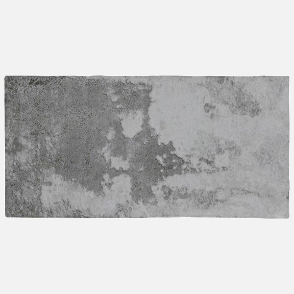 Merola Tile Biarritz Grey 3 inch x 6 inch Ceramic Wall Tile – 5.72 Sq. Ft. Coverage per Case