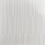 Charger l'image dans la visionneuse de galerie, Ivy Hill Tile Vistaio Blanco White 5.27 in. x 17.71 in. Glossy Ceramic Mosaic Wall Tile – 0.64 Sq. Ft. per Tile, Polished Low Sheen Finish