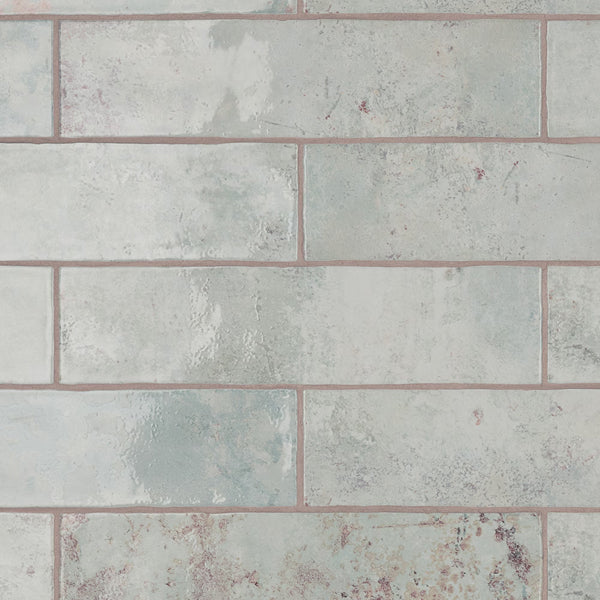 Merola Tile Biarritz Green Ceramic Subway Wall Tile 3 inch x 12 inch – 5.72 sq. ft. per Case (22 Pieces, Glazed Semi-Gloss Finish)