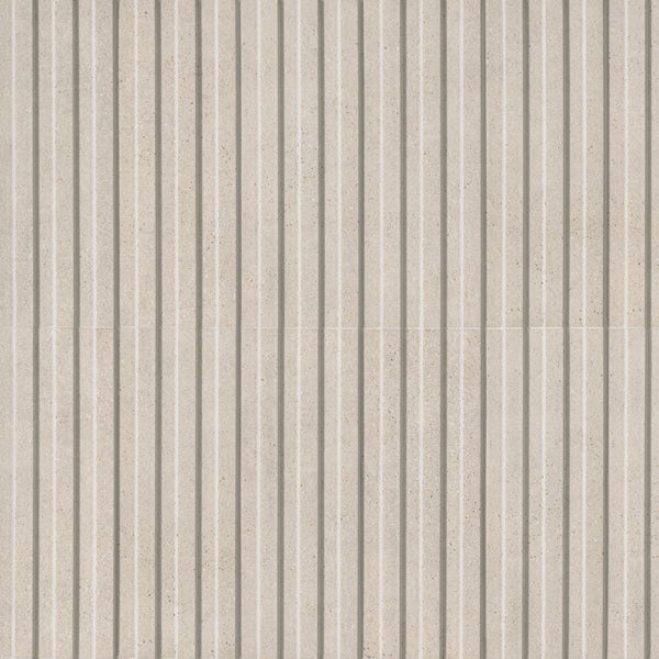 MSI Stone ULC Ramblas Stroget 6 inch x 16 inch Matte Fluted Porcelain Subway Wall Tile 6.46 sq ft per Case
