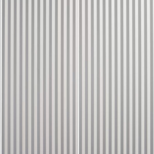 Ivy Hill Tile Linear White Ceramic Wall Tile 11.41 inch Width 35.37 inch Length 11.51 sq ft/case Matte 3D Linear Finish