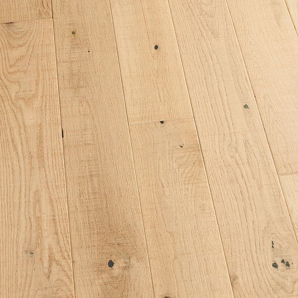 French Oak Point Reyes solid hardwood flooring with matte finish and hand-distressed texture