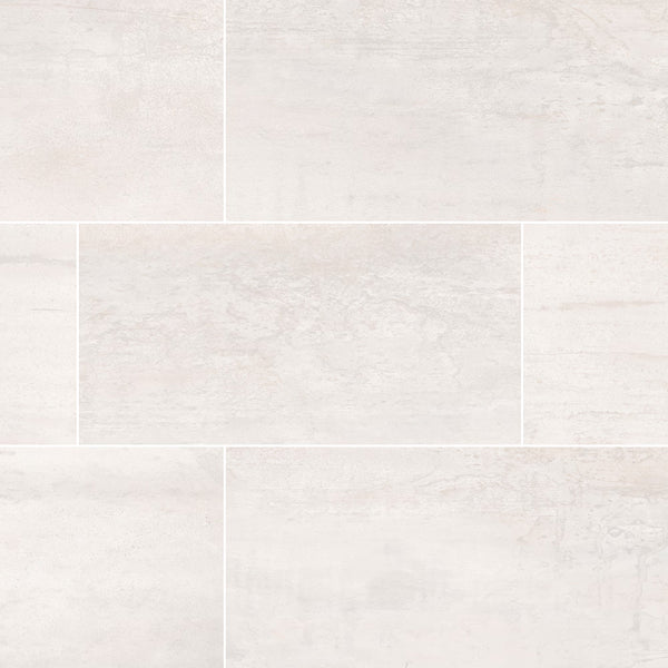 MSI Stone ULC Metallic Blanche 24 inch x 48 inch Matte Porcelain Stone Look Floor and Wall Tile 16 sq ft per Case