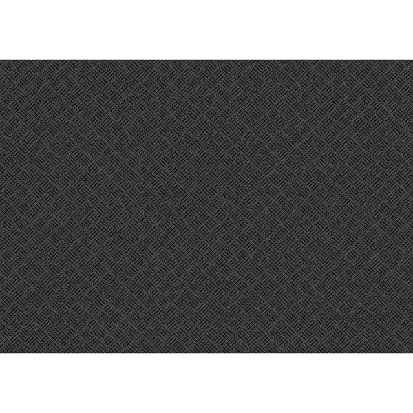 TrafficMaster Black 3 ft. x 4 ft. Indoor / Outdoor Commercial Duty Rubber Floor Mat