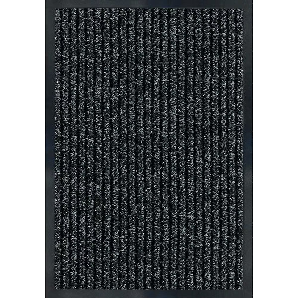 TrafficMaster Impact Rib Black 3 ft. x 4 ft. Rectangular Mat