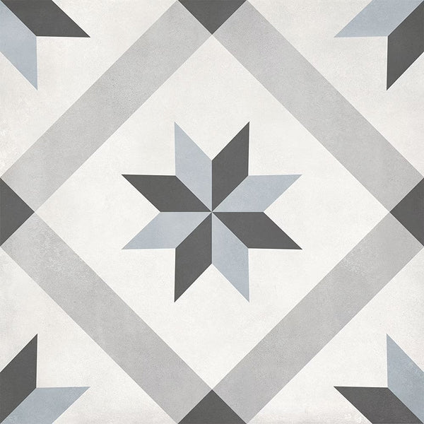 Anatolia Artisano Acqua Sigma 8 inch x 8 inch Matte High Definition Porcelain Tile 7.32 sq ft per Case Square