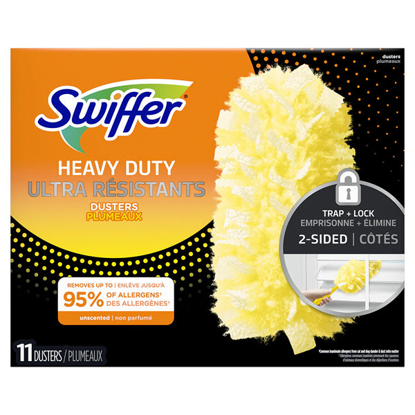 Swiffer Heavy Duty Multi-Surface Duster Refills, Unscented – 11 Count
