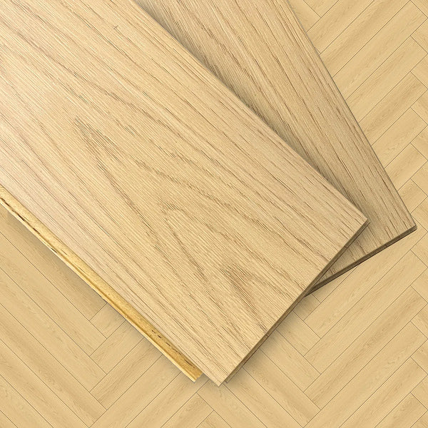 24" W X 4" D Oak Hardwood Flooring Eco-Friendly Solid Wood Flooring 20-Pack Cover 13.18 Sq. Ft Multi-Scenario Application