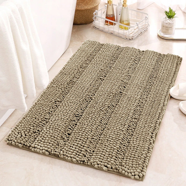 Chenault Soft Absorbent Microfiber Non-Slip Backing Rectangle Bath Rug