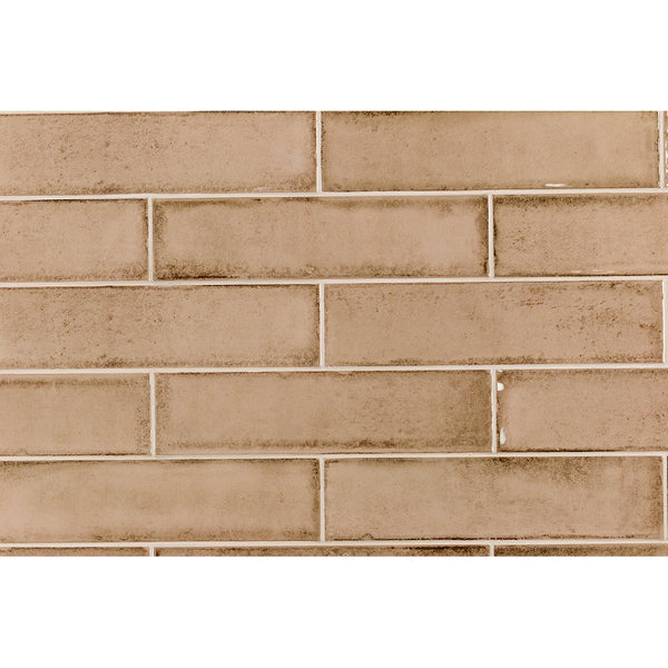 Ivy Hill Tile Moze Taupe 3 inch x 12 inch Ceramic Wall Tile – 5.38 sq. ft. per Case, Glazed Smooth Finish